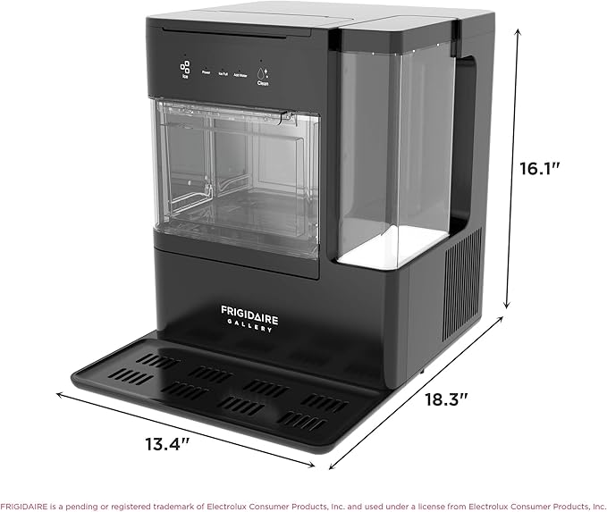 Frigidaire Nugget Ice Maker with Removable Tank, 38lb Daily Ice Production