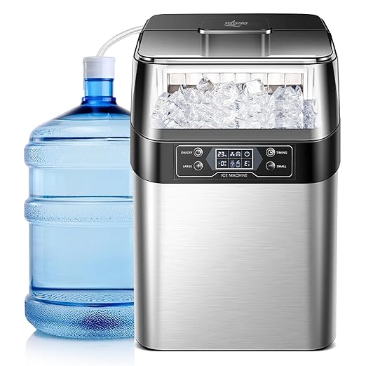 Seasand Ice Maker Countertop, 2 Ways to Add Water