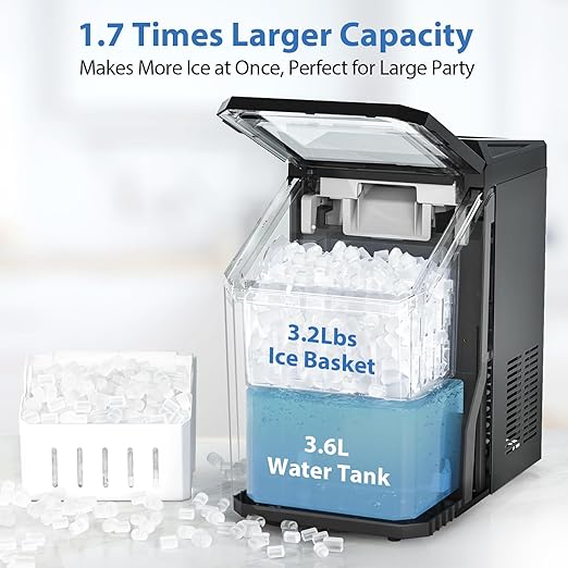 Aeitto Nugget Ice Maker Countertop (4747)