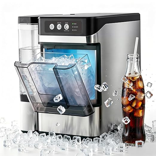 Cavevine Nugget ice Maker countertop with Side Tank