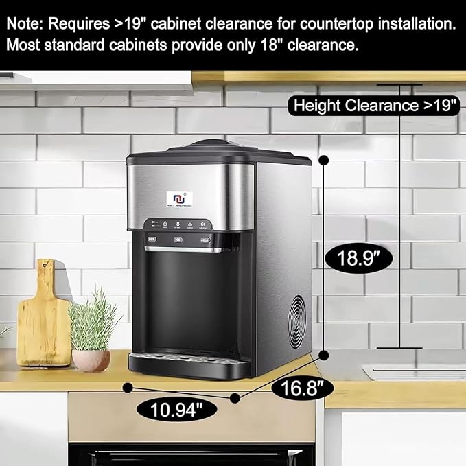 Nunet 3 - in - 1 Ice Maker, 4lb Ice Storage