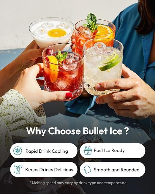 Euhomy Ice Maker Countertop, 9 Cubes Ready in 6 Mins