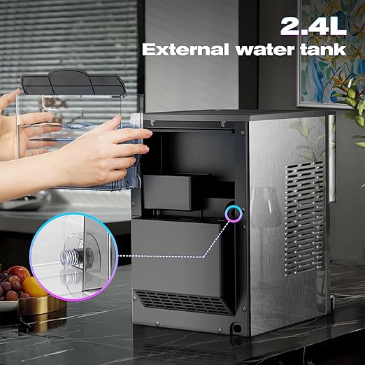 Kismile Countertop Nugget Ice Maker