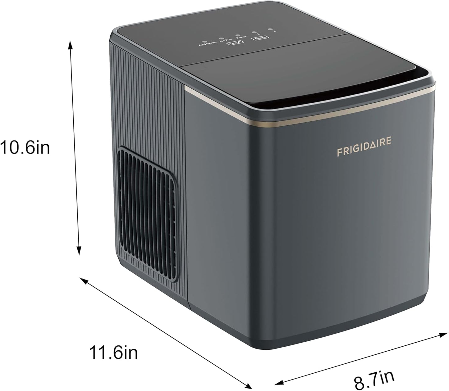 Frigidaire Countertop Ice Maker, 9 Pieces in 7–15 Minutes