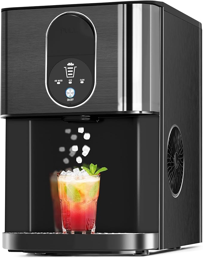 Cowsar Nugget Ice Maker Countertop, 2.4L Removable Water Tank