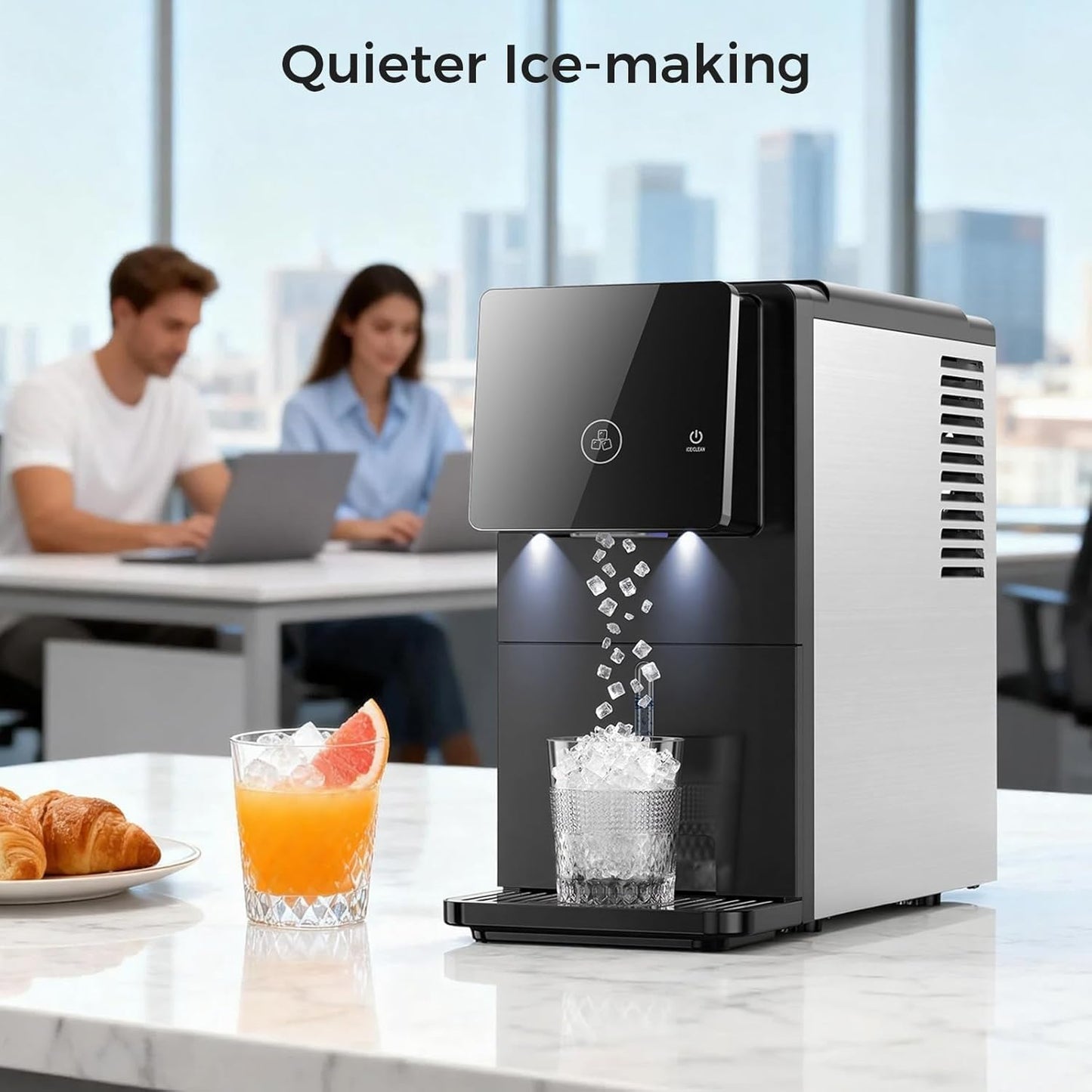 Cowsar Nugget Countertop Ice Maker