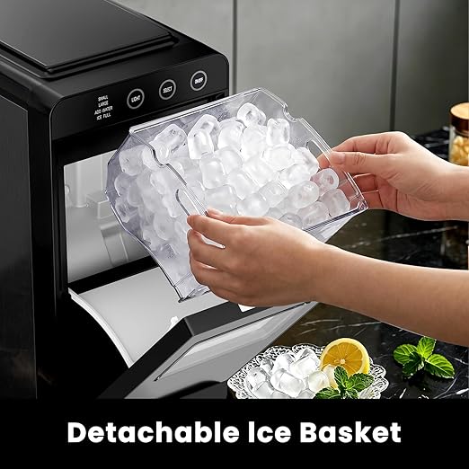 Electactic Countertop Ice Maker, 26Lbs Daily Ice Production