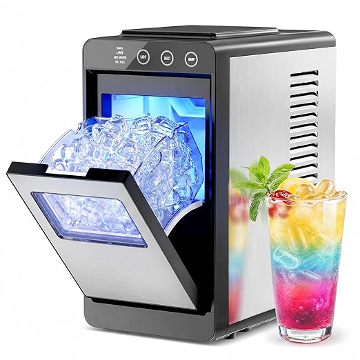 Electactic Countertop Ice Maker, 26Lbs Daily Ice Production