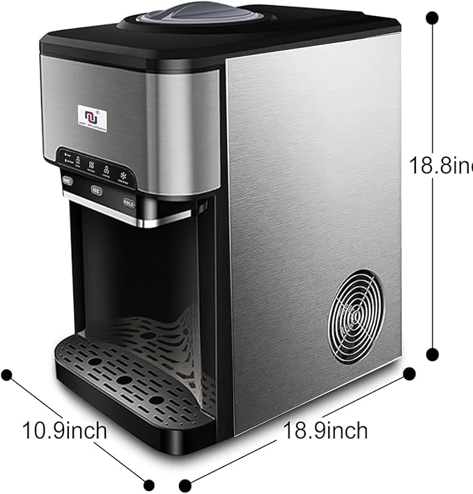 Nunet 3 - in - 1 Ice Maker, 4lb Ice Storage