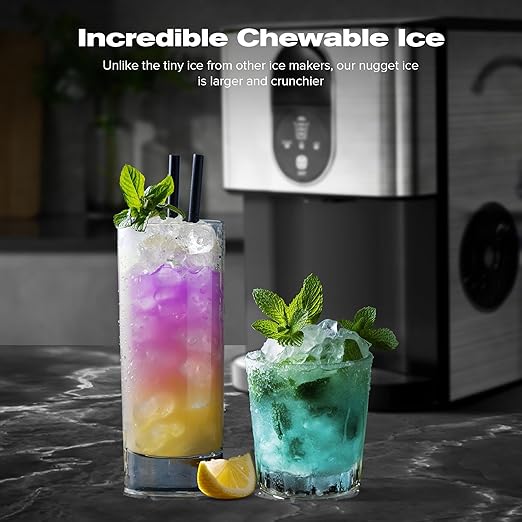 Kismile Countertop Nugget Ice Maker